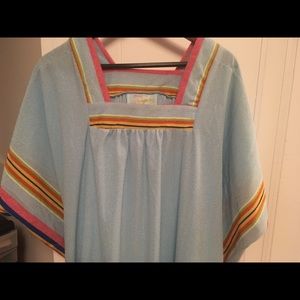 Vintage terry cloth robe/loungewear/beach cover-up